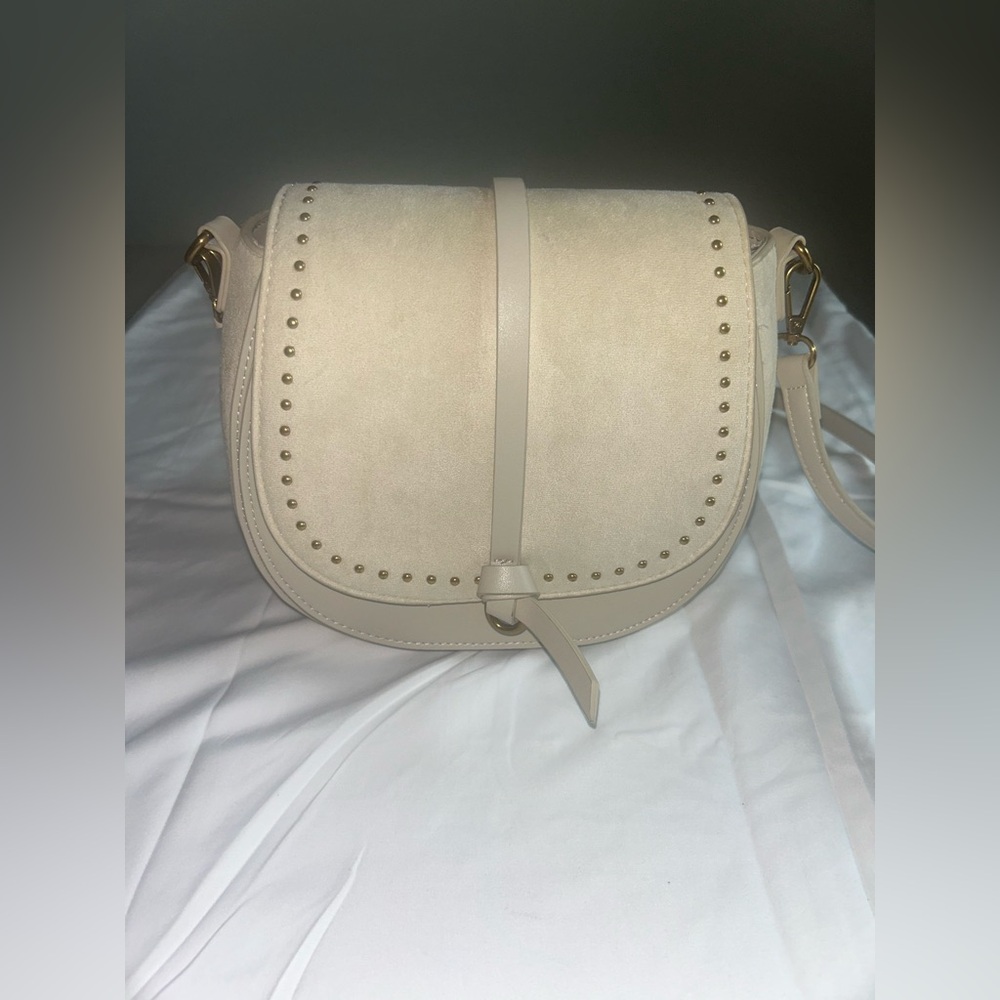 Elegant Rachel Zoe  Cream Shoulder Bag